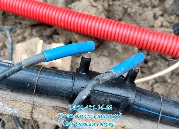 Спайка   ПНД труб, врезка в действующий трубопровод и ремонт — фото 4